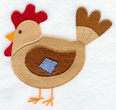 Primitive Patchwork Chicken