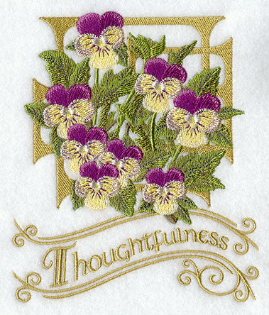 Victorian Pansies - Thoughtfulness