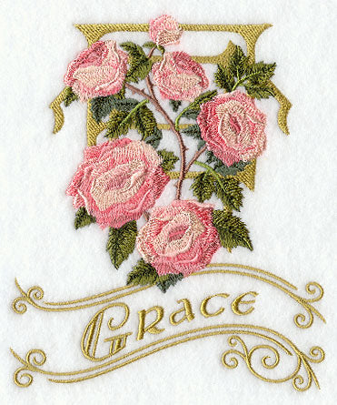 Victorian Pink Rose - Grace