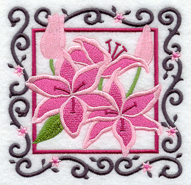 Stargazer Lilies Square