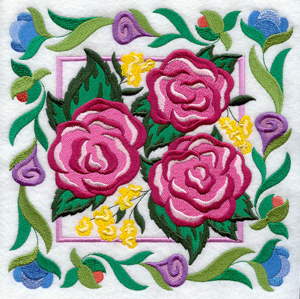 Perky Peonies and Posies Square