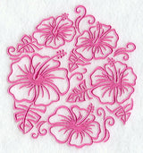 Simply Hibiscus Circle
