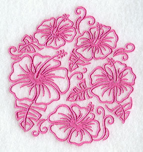 Simply Hibiscus Circle