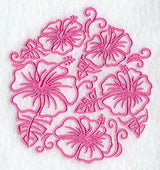 Simply Hibiscus Circle