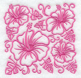 Simply Hibiscus Square