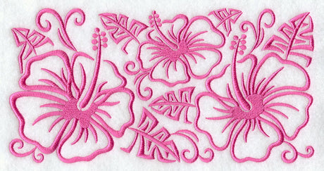 Simply Hibiscus Border