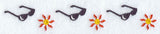 Summer Sun and Sunglasses Border