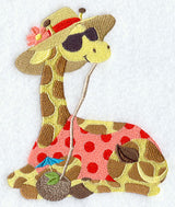 Giraffe at the Beach