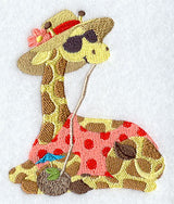 Giraffe at the Beach