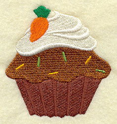 Whimsical Carrot Cupcake