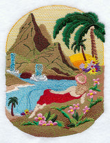 Hawaiian Paradise with Man