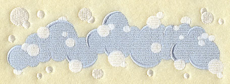 Blissful Bath Bubbles Border