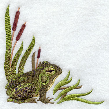 Frog and Cattails Corner