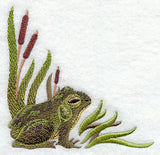 Frog and Cattails Corner