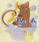 Klean Kitty in Washtub