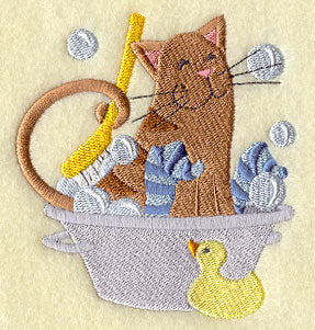 Klean Kitty in Washtub