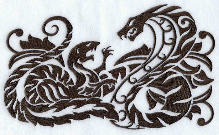 Daring Mongoose and Cobra Damask