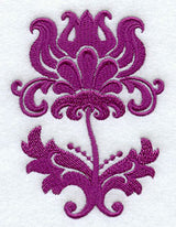 Decorous Damask Flower