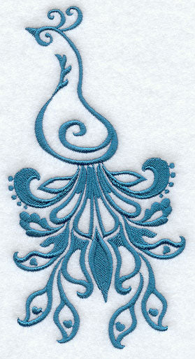 Damask Peacock - Tail Down