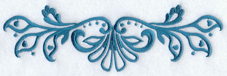 Damask Peacock Border