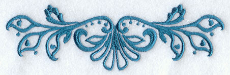 Damask Peacock Border