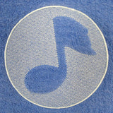Music Note (Embossed)