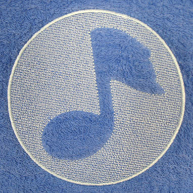 Music Note (Embossed)