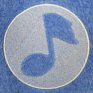 Music Note (Embossed)