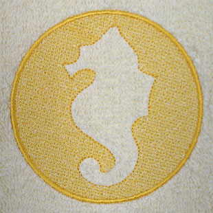 Seahorse (Embossed)