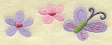 Flowers and Butterflies Border