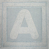 Block Letter A - 4 Inch (Embossed)