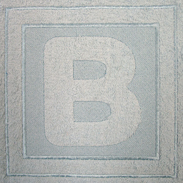 Block Letter B - 7.8 Inch (Embossed)
