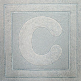 Block Letter C - 7.8 Inch (Embossed)