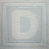 Block Letter D - 7.8 Inch (Embossed)