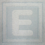 Block Letter E - 7.8 Inch (Embossed)