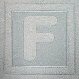 Block Letter F - 7.8 Inch (Embossed)