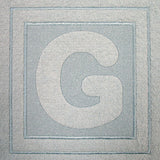 Block Letter G - 7.8 Inch (Embossed)