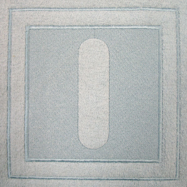 Block Letter I - 7.8 Inch (Embossed)