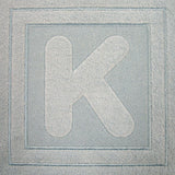 Block Letter K - 7.8 Inch (Embossed)
