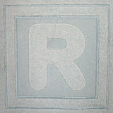 Block Letter R - 7.8 Inch (Embossed)