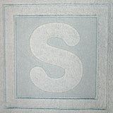 Block Letter S - 7.8 Inch (Embossed)