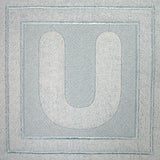 Block Letter U - 7.8 Inch (Embossed)