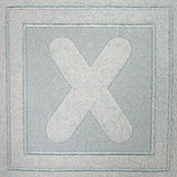Block Letter X - 7.8 Inch (Embossed)