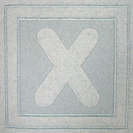 Block Letter X - 7.8 Inch (Embossed)