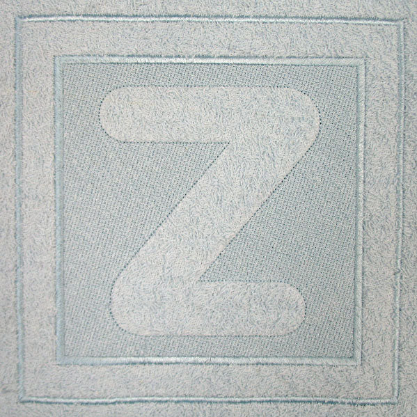 Block Letter Z - 7.8 Inch (Embossed)