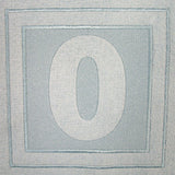 Block Number 0 - 7.8 Inch (Embossed)