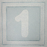 Block Number 1 - 7.8 Inch (Embossed)