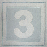 Block Number 3 - 7.8 Inch (Embossed)