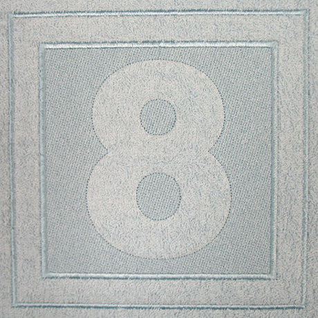 Block Number 8 - 7.8 Inch (Embossed)