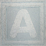 Block Letter A - 4 Inch (Embossed)